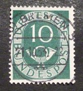 10 Pfennig Posthornsatz